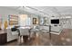 Bright living space featuring an open floor plan, and a dining nook with stylish modern décor at 146 4Th Ne Ave # 600, St Petersburg, FL 33701