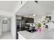 A well-maintained kitchen featuring stainless steel appliances and an island at 2400 Feather Sound Dr # 1118, Clearwater, FL 33762