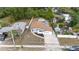 Beautiful aerial view of a single-story home with a well-maintained yard and convenient street access at 2610 E Yukon St, Tampa, FL 33604
