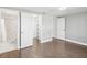 Bright main bedroom with ample closet space and ensuite bathroom at 3646 Springfield Dr, Holiday, FL 34691