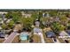 Aerial view of neighborhood featuring tree lined streets and well kept houses at 3755 10Th S Ave, St Petersburg, FL 33711