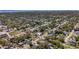 Residential aerial view showing a well-established neighborhood with tree-lined streets and diverse housing options at 3755 10Th S Ave, St Petersburg, FL 33711