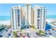 A beachfront building offering amazing balconies with direct access to the beach, parking, and surrounding attractions at 3820 Gulf Blvd # 802, St Pete Beach, FL 33706