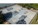 Aerial shot of skate park with ramps and various obstacles, providing recreational opportunities for the community at 4915 Churchill Pl, Land O Lakes, FL 34639