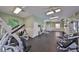 Community gym with multiple workout machines and equipment for residents' fitness needs at 5036 Sand Castle Dr, New Port Richey, FL 34652