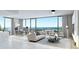 Bright, modern living room with floor-to-ceiling windows offering panoramic city views at 520 N Tampa St # 1906, Tampa, FL 33602