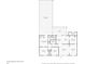 Floor plan layout with labeled rooms, including the living room, kitchen, bedrooms, and large screened patio at 6712 Runningwoods Dr, Tampa, FL 33634