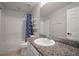 Bathroom featuring a vanity, toilet and shower with bathtub at 7047 Towne Lake Rd, Riverview, FL 33578