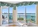 Enjoy the serene water views from the private balcony, perfect for relaxing or entertaining at 8040 Sailboat Key S Blvd # 402, St Pete Beach, FL 33707