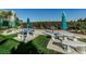 Outdoor grilling area with seating for picnics and relaxing at 8040 Sailboat Key S Blvd # 402, St Pete Beach, FL 33707