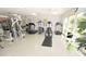 Bright gym with exercise equipment and a view of the outdoors at 8040 Sailboat Key S Blvd # 402, St Pete Beach, FL 33707