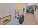 Hallway features a glass top table and artwork at 807 Chipper Dr, Sun City Center, FL 33573