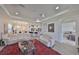 The living room has recessed lighting and a view to the kitchen at 807 Chipper Dr, Sun City Center, FL 33573