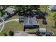 Bird's-eye view of the home, displaying a well-maintained yard, and proximity to neighborhood amenities at 2035 Ronald Cir, Seffner, FL 33584