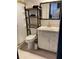 Modern bathroom with a vanity, shower, and stylish fixtures and decor at 20861 Haulover Cv # 5, Lutz, FL 33558