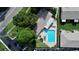 Aerial view of the community pool at 2440 Enterprise Rd # 2, Clearwater, FL 33763