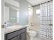 Clean, well-lit bathroom with a shower-tub and modern fixtures at 2905 Hillside Ramble Dr, Brandon, FL 33511
