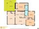 Detailed floor plan showcasing the layout of the house at 3249 Masonville Loop, Holiday, FL 34691