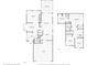 Detailed floor plan showcasing the layout of the home including the living room, kitchen, and bedrooms at 5014 Sterling Manor Dr, Tampa, FL 33647