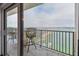 Breathtaking views of the waterfront from this condo's private balcony with comfortable bar seating at 7300 Sun Island S Dr # 1705, South Pasadena, FL 33707