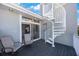 Outdoor deck space with a spiral staircase at 816 Ponce De Leon Dr, Tierra Verde, FL 33715