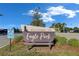 Welcome sign to Eagle Park, part of the Epperson Community, with clear blue skies overhead at 9748 Ibis Grove Blvd, Wesley Chapel, FL 33545