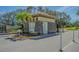 Community gatehouse at Vista Point with secure gated entry at 2514 Sandy Hill Ct, Holiday, FL 34691