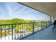 Enjoy this condo balcony view of lush trees and the city skyline at 3211 W Swann Ave # 602, Tampa, FL 33609