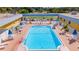 A refreshing community pool with crystal-clear water and comfortable lounging areas, perfect for relaxation and socializing at 328 S Port Royal Ln, Apollo Beach, FL 33572