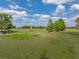 Picturesque backyard features mature trees and a gazebo enhancing the property's outdoor appeal at 39745 River Rd, Dade City, FL 33525