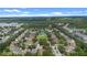 Community aerial view showcasing the neighborhood layout, green spaces, and overall ambiance at 4515 Fieldview Cir, Wesley Chapel, FL 33545
