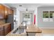Granite countertops and stainless steel appliances highlight this kitchen with adjacent dining area at 4515 Fieldview Cir, Wesley Chapel, FL 33545