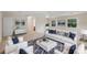Bright living room with comfortable seating, light-colored carpet and plenty of natural light at 4515 Fieldview Cir, Wesley Chapel, FL 33545