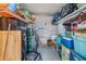 Bright storage room with a washer and dryer at 5350 Mohawk St, Zephyrhills, FL 33542