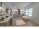 Bright bathroom with double vanities, a soaking tub, and ample space for a luxurious experience at 54 Aegean Ave, Tampa, FL 33606