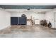 Spacious garage with storage cabinets and room for bikes at 54 Aegean Ave, Tampa, FL 33606