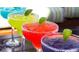 Colorful cocktails served with a lime wedge at 5500 Gulf Blvd # 2229, St Pete Beach, FL 33706