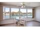 Dining area with bright natural light and waterfront views at 5935 30Th S Ave # 204, Gulfport, FL 33707