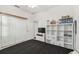 Bedroom featuring a black bedspread and plenty of closet and shelf space at 6239 French Creek Ct, Ellenton, FL 34222