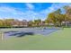 Community tennis courts surrounded by trees and community buildings at 90 S Highland Ave # 1317, Tarpon Springs, FL 34689