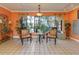 Inviting lobby area with tile floors, seating area, and natural light from the exterior at 1012 Pearce Dr # 105, Clearwater, FL 33764