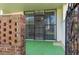 Enclosed patio area with secure wrought iron accents, providing a private outdoor space at 1012 Pearce Dr # 105, Clearwater, FL 33764
