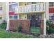 Private patio with gate and brick accents offering a serene outdoor space at 1012 Pearce Dr # 105, Clearwater, FL 33764