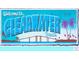 A welcome to Clearwater Beach sign that features the beach, bridge, and palm trees at 1621 Gulf Blvd # 308, Clearwater Beach, FL 33767