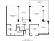 Floor plan for the unit with dimensions at 1621 Gulf Blvd # 308, Clearwater Beach, FL 33767