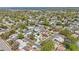 Aerial view highlighting the home's location within a serene and well-established residential community at 1947 Citrus Hill Ln, Palm Harbor, FL 34683