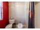 Functional bathroom with essential fixtures including a toilet, bidet, and shower at 21011 Picasso Ct # 101, Land O Lakes, FL 34637