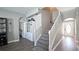 Open foyer with staircase and view of the front door at 25631 Bruford Blvd, Land O Lakes, FL 34639