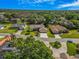 Residential street featuring well-manicured homes, green lawns, and neatly landscaped gardens on a clear day at 2806 Forest Club Dr, Plant City, FL 33566