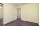 Bedroom with neutral walls, carpet flooring, ceiling fan and closet at 2991 Covewood Pl, Clearwater, FL 33761